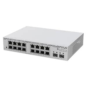 MikroTik CSS318-16G-2S+in Managed Network Switch, 16 Gigabit Ethernet ...