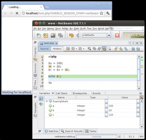 How to Debug PHP Using NetBeans 的图像结果