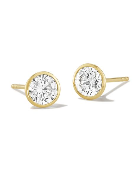 Elegant Diamond Stud Earrings For Women