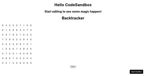 Sudoku Solver Using Backtracking 的图像结果