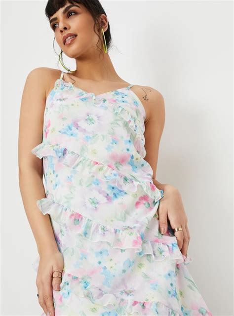 Buy Women Ruffled Asymmetric Dress Online at just Rs. 899.0 ...