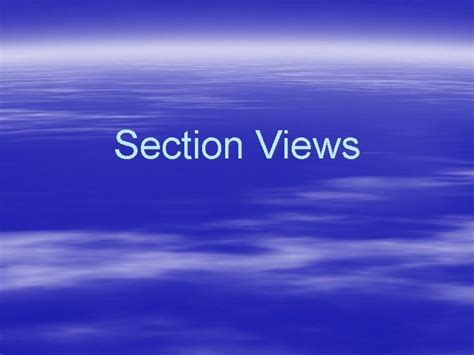 Image result for What Is Section View