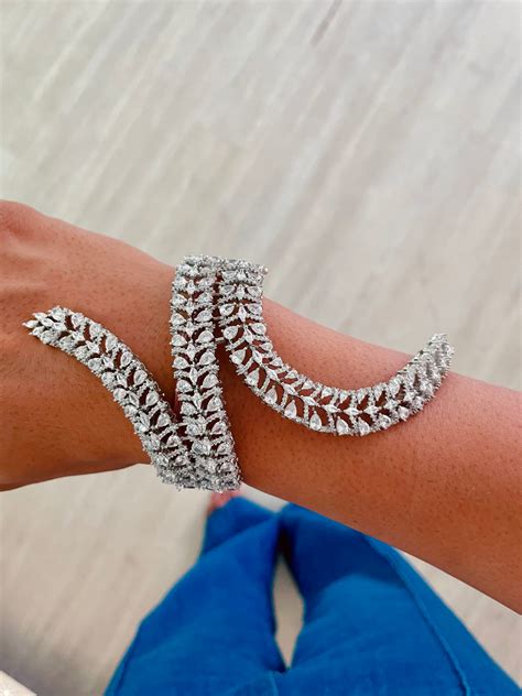 Classic Diamond Wrap Bracelet | Luxury Diamond Bracelet – PRERTO E ...