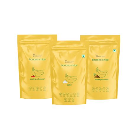 Banana Chips (salted + schezwan + homestyle) – Mapro