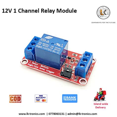 Image result for Single Channel 12V Relay Module