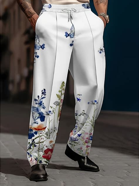 Men's Golf Trousers Lightweight Golf Pants Stretch Quick Dry Breathable ...