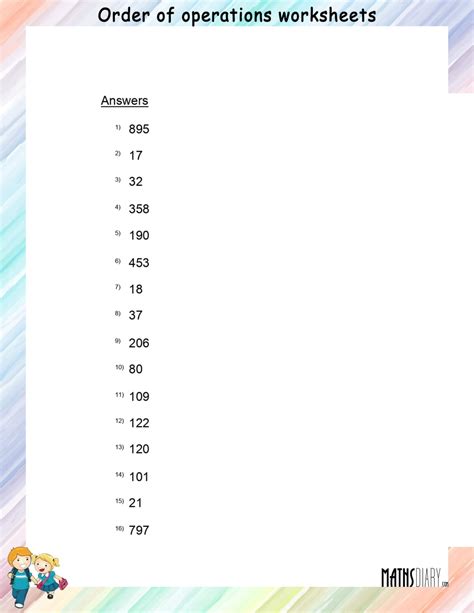 Image result for Basic Math Operations Worksheet
