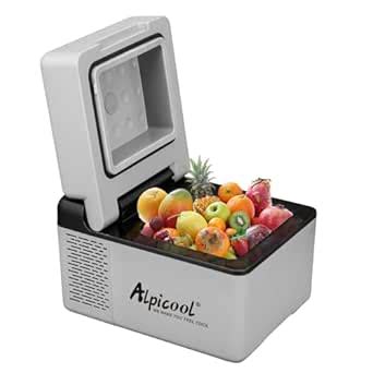 Alpicool C12 Mini Car Refrigerator 12 Volt Portable Fridge Freezer 13 ...