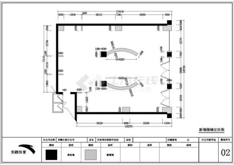 某110平方正方形体育品牌专卖店CAD建筑设计施工图_土木在线