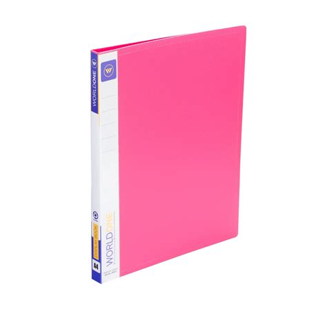 Worldone Display Book File for Documents | 0.8 mm virgin PP Sheet | 40 ...