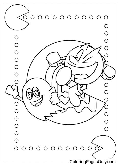 Pacman Pixels Coloring Pages Explore The Free Printable Of Pac Man