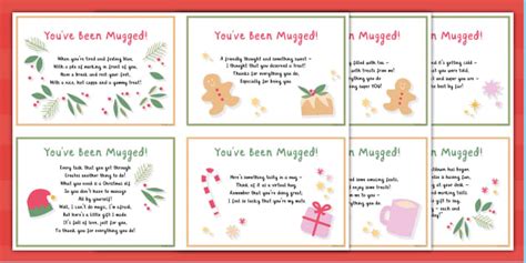 Christmas ‘You’ve been Mugged’ Images | Wellbeing | Twinkl