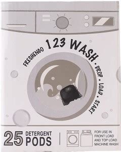 FRESHENGO 123 Wash Eco Laundry Detergent 25 Pods for Washing Machine 3 ...