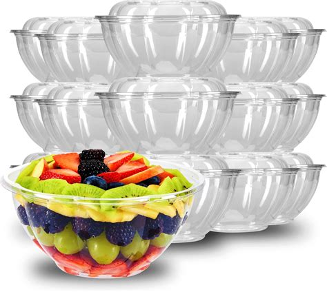Amazon.com | Comfy Package [32 oz. - 50 Count] Clear Plastic Salad ...