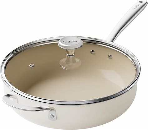 Amazon.com: Redchef Ceramic Saute Pan with Lid, Nonstick Deep Frying ...