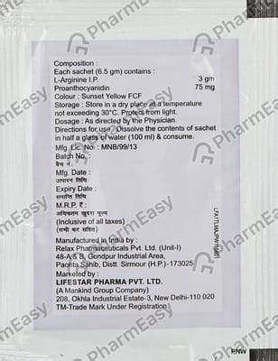 Argipreg Sachet 6.5g Granules | Sugar Free: Uses, Side-effects, Price ...