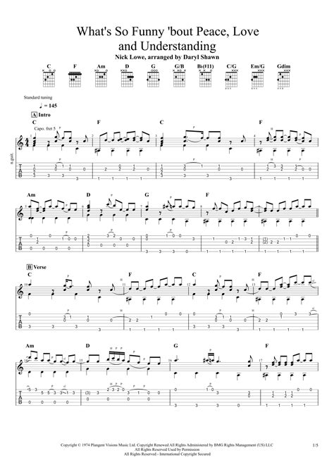 (what's So Funny 'bout) Peace, Love And Understanding (arr. Daryl Shawn ...
