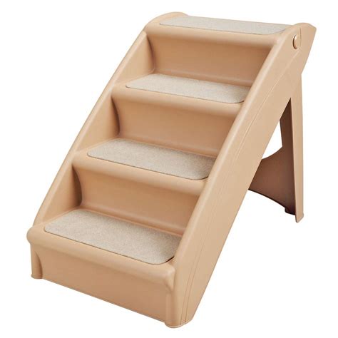 Sandinrayli Dog Steps 4 Steps for High Bed Pet Stairs Small Dogs Cats ...
