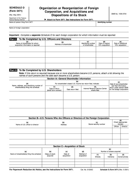 2011 Form IRS 5471 Schedule O Fill Online, Printable, Fillable, Blank ...