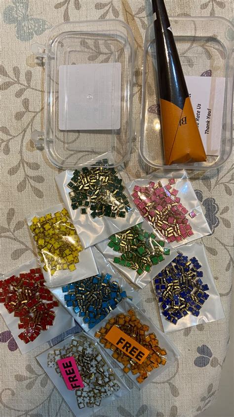Unikart Colourful Kundan Beads Square Shape 4x4mm for Jewellery Making ...