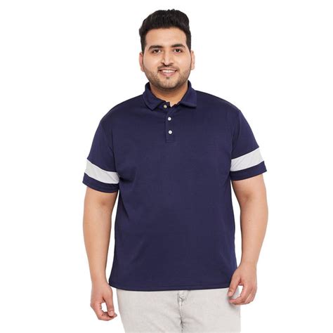 Men Plus Size Lapis Solid Polo Tshirt – bigbanana