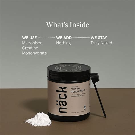 Micronised Creatine Monohydrate - Näck