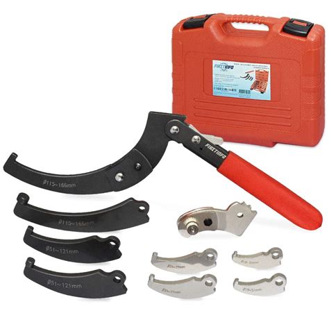 FIRSTINFO Adjustable Universal Pin & Hook Wrench Spanner 11 Piece Shock ...