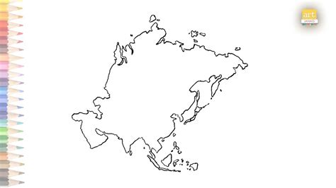 Asia Map Drawing 的图像结果