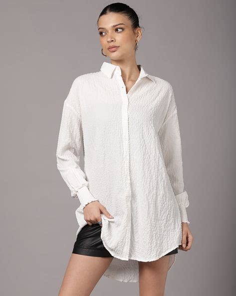 Buy White Shirts for Women by Shein Online | sheinindia.in