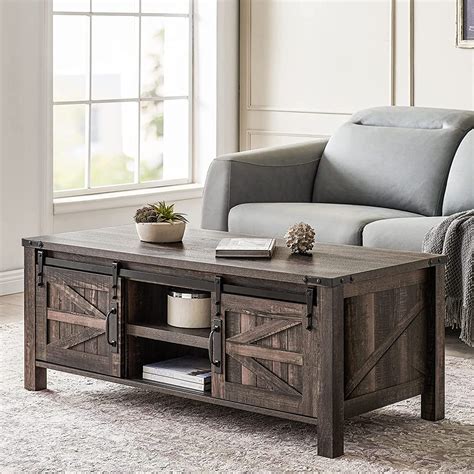 Dark Wood Coffee Table