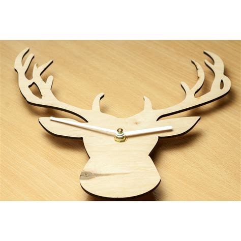 Купить Деревянные часы «Олень» по цене 350 грн с доставкой в Киеве и по ...