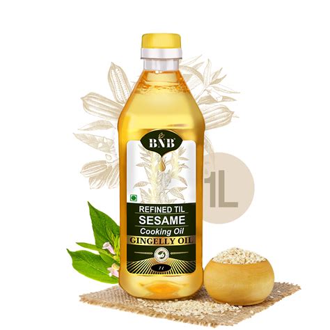 BNB Refined Sesame Oil | Til Oil | Gingelly Oil | Healthy Cooking Oil ...