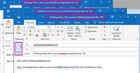 Image result for Automatically Send Birthday Emails Using VBA in Excel