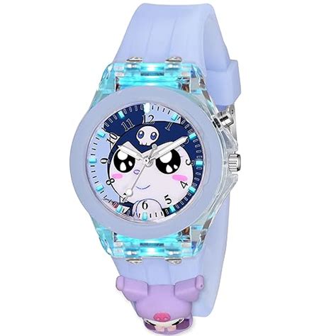 SWADESI STUFF Cute Cartoon Multi Color Lights Rubber Strap Analog Watch ...