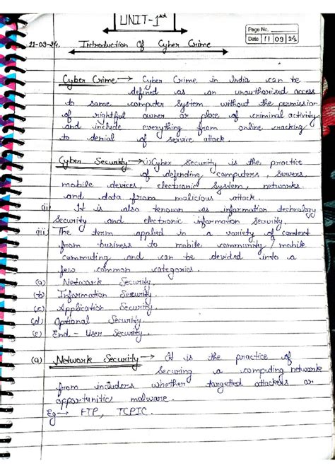 CS 1st Unit - Notes on Cyber Crime and Information Security - Studocu