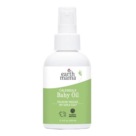 Earth Mama Baby Oil Calendula -- 4 fl oz - Vitacost