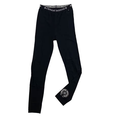Chrome Hearts Chrome hearts horseshoe logo leggings (S) | Grailed