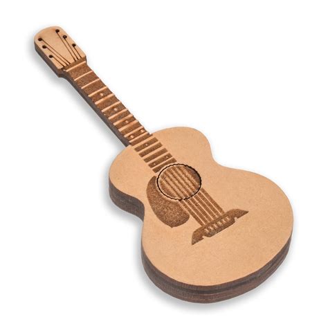 Wooden Plectrum With A Guitar Shaped Magnetic Pick Holder And Folding