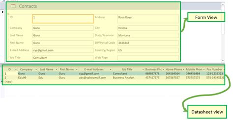 Image result for Access Tutorial Layout Deursche