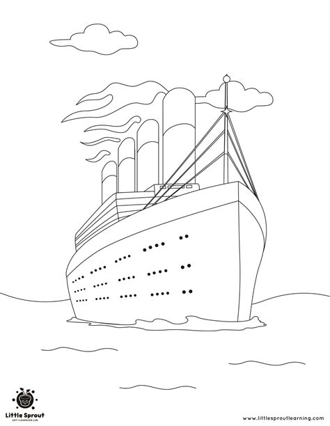 Coloring Pages Of Titanic