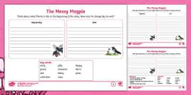 The Messy Magpie Setting Description Differentiated Worksheets