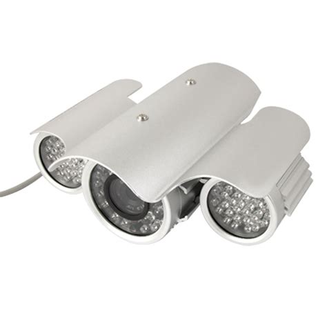 Buy ZHuidjo Silver Tone Shell 100 LEDs 6mm Lens IR CCTV Camera (SN: 9db ...