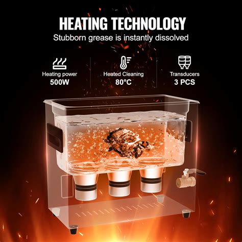 VEVOR 6L Ultra Sonic Cleaner, 180W Digital India | Ubuy