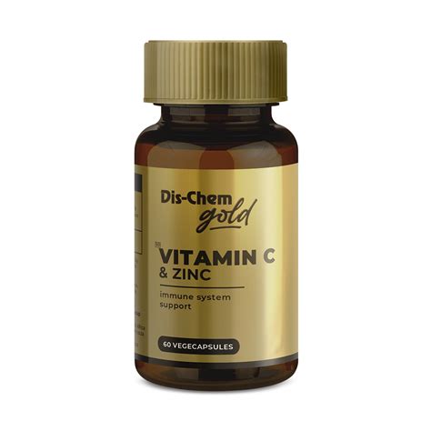 Vitamin C and Zinc - 60 Vegecaps - Dis-Chem Gold