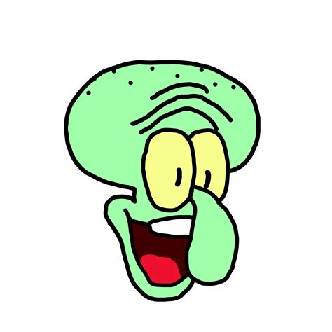 I vector-ized one of squidwards faces, let me know if I should do more! : r/spongebob