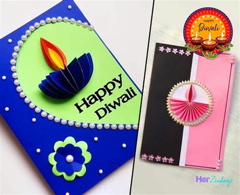 How To Make Diwali Greeting Card | how to make diwali greeting card ...
