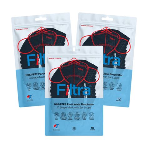 Get N95 Mask for Pollution with Ear Loops Now | FILTRA® Store