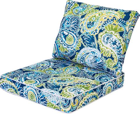 Amazon.com: JMKaixin Outdoor Seat/Back Deep Chair Cushion Set for Patio ...