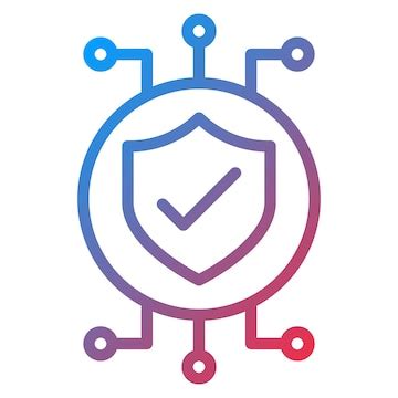 Cybersecurity shield icon vector image can be used for safe payment ...