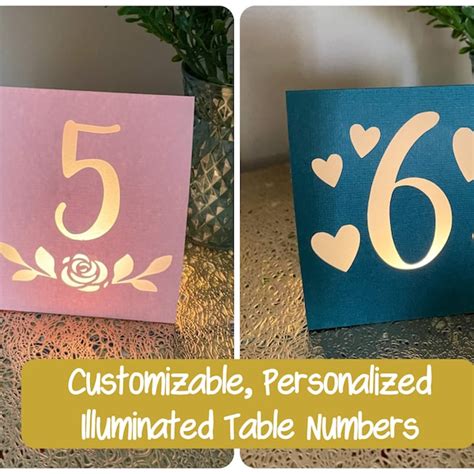 Image result for LED Table Numbers